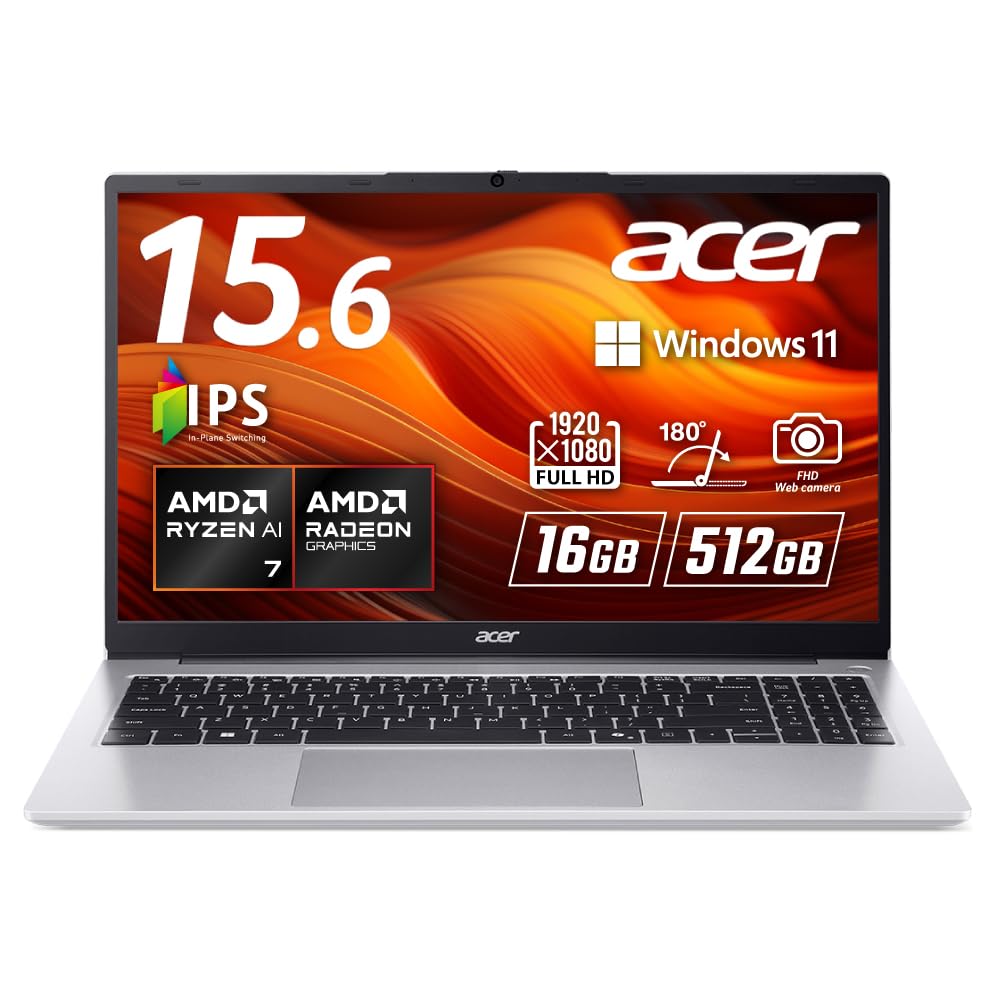 Amazon.co.jp: Acer ノートパソコン Aspire Lite AMD Ryzen 7